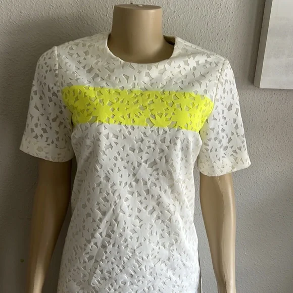 Elizabeth and James Chelle Laser Cut Lace Shift Dress Size S - Picture 3 of 7